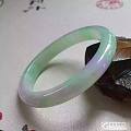 【铭盛翡翠】-精美春彩手镯