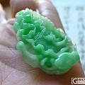 【铭盛翡翠】-D83*152473阳绿精美白菜吊坠