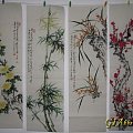 梅兰竹菊一套.