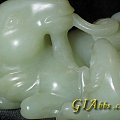 上一件近代青白玉羊羊得意