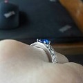 蓝宝石戒指一枚