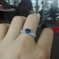蓝宝石戒指一枚