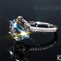 GIA 2.21ct E VVS2 EX EX EX NONE 精工戒指出货...