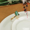 小薇镶嵌异形石头也能做的很美观