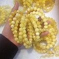 工厂一手10-12蜜蜡白花手串，现货充足