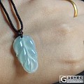慢转翡翠叶子和小瓜