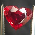 美美的心形红宝石，大家欣赏下。非商业