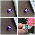 #中颐天然无烧紫色蓝宝石#2.15ct