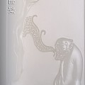 琢石工作室 张建宏 和田玉籽料 苏工 《达摩面壁》