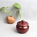 印度小叶紫檀茶叶罐 做工精细 纹理细腻花纹绚丽
