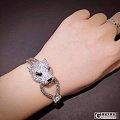 瑞意邦珠宝——太霸气了，满钻的豹子手链！