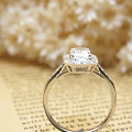 【山水彩宝】最美丽的白钻就是它，没有之一！1.01克拉雷迪恩切割白钻戒指GI...