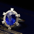 求问这颗蓝宝石是否值得购买-​无烧矢车菊蓝宝石戒指 4万大洋