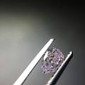 【粉钻】看看这个紫粉FPP水滴 0.55CT