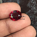 7.61 cts unheated ruby