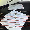 Redline红绳手链，钻石10分H色si以上，三种都有现货