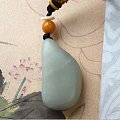 新疆和田籽料笑佛挂件