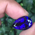 这枚23.48克拉的水滴型坦桑石裸石，颜色很蓝，大家看一下是否值得入手？