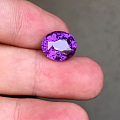 7.19克拉-无烧-vivid purple- -天然紫色蓝宝石AIGS国际...