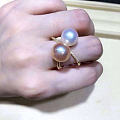 淡水珍珠戒指一枚