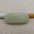 和田玉新疆籽荷花手牌新款玉手牌