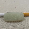 和田玉新疆籽荷花手牌新款玉手牌
