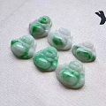 【翡翠名称】-一手走 6个 阳绿色 大肚佛
【翡翠尺寸】-取大25*23*1...