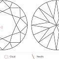 帮忙看2颗钻石，哪颗好？值多少？感谢