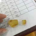 爱心也镶好了小金扣头