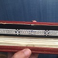 Cartier 经典ART DECO钻石蓝宝手链