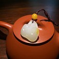 金皮脂熟和田玉籽料如意