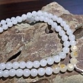 精品红皮脂白籽料108珠