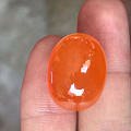 一颗水灵的橙子，45卡素面芬达石