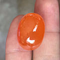 一颗水灵的橙子，45卡素面芬达石
