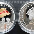 纽埃2010年越南战争结束35周年精制彩色镀金纪念银币