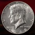 1968年肯尼迪银币