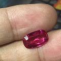 4.08ct 无烧鸽血红。vivid pink-red。