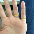 2克的小破石头磨出的小指环