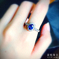 蓝宝戒指～