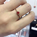 红珊瑚戒指也这么美