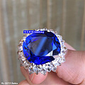 #刚刚落槌#,苏富比9月22日纽约拍卖,宝格丽Bulgari蓝宝石戒指。