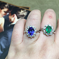 伦敦格拉斯哥一家珠宝店，看上这款坦桑蓝戒指，2.34克拉，2万，值得入吗？