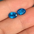 ［皇家彩宝－磷灰石］1.55ct 椭圆形磷灰石2pcs