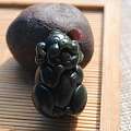 【雅知玉】一细料“可爱发财猪”。。。