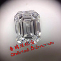 裸钻，GIA证书，祖母绿切割，0.7ct，D，SI1，EX/VG，有荧光无B...