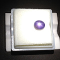 晒一晒新入手星光紫色蓝宝石，2.32ct，天然无烧，星线明星。非常漂亮。