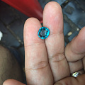 4.58克拉缅甸蓝绿尖晶石，蓝色调重一点