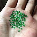 一手种色挺好的绿蛋面 小绿豆3.5MM