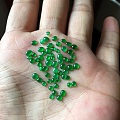 一手种色挺好的绿蛋面 小绿豆3.5MM