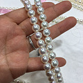 同样是8.5-9.0的Akoya天女珍珠，颜色略微有些不一样，看出来了吗❓